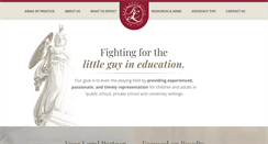 Desktop Screenshot of kaneeducationlaw.com